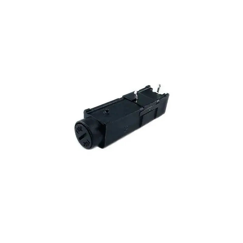 Black 1/4 inch audio jack for guitar amp, premium guitar parts from TGP-Guitars.
