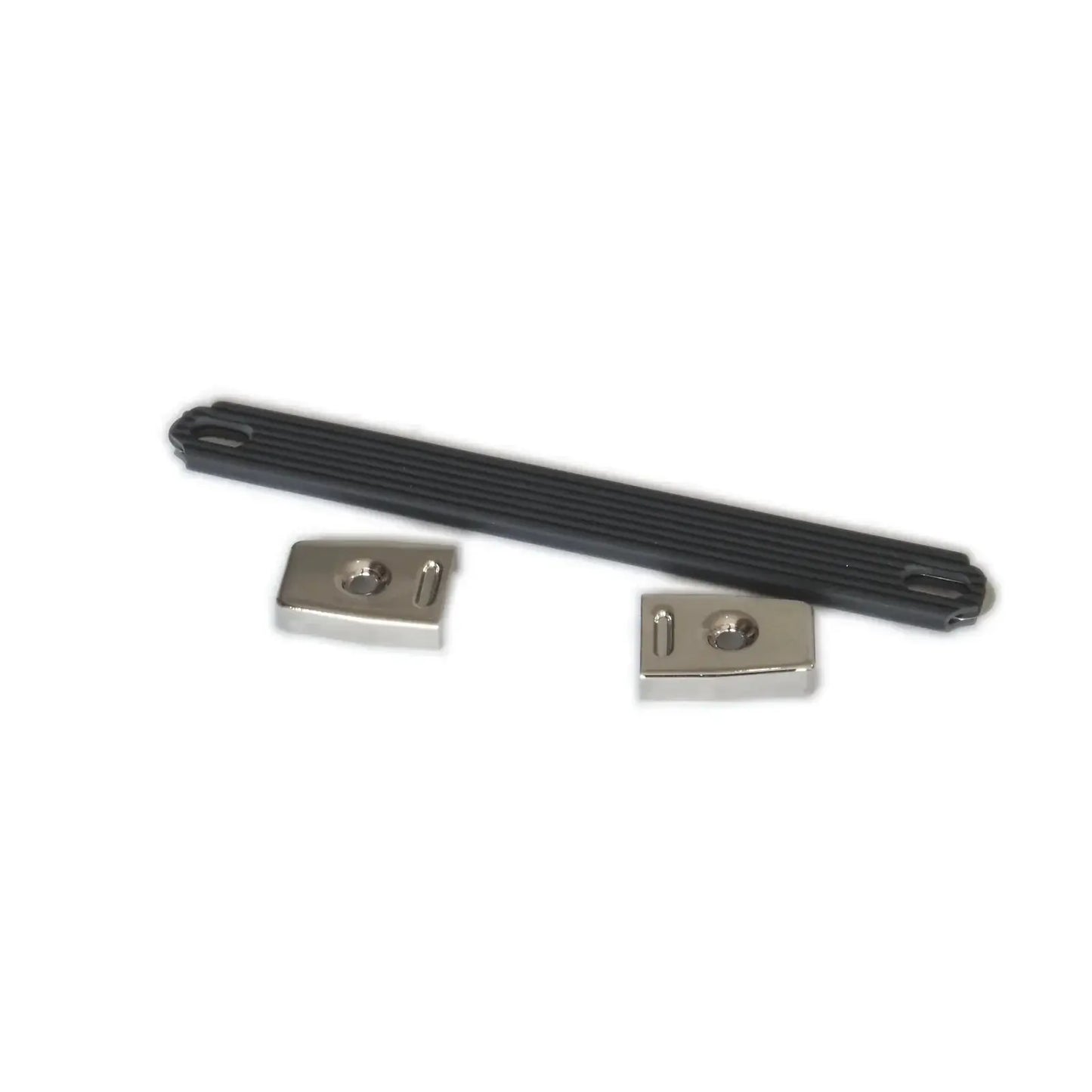 Fender Style Black Strap Handle with Chrome End Caps - TGP-Guitars