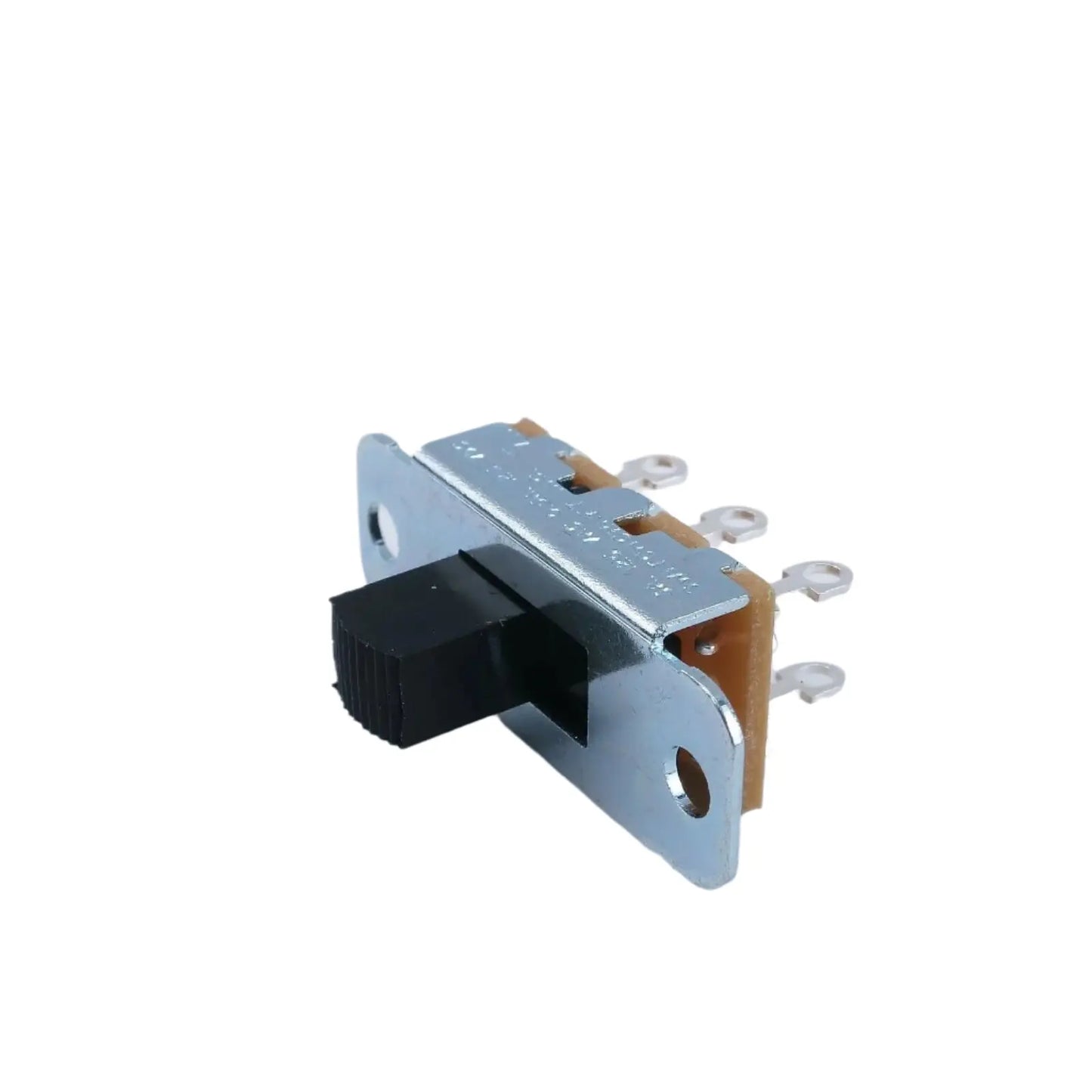 Guitar amp three-way slide switch with metal base, black knob, premium guitar part from TGP-Guitars