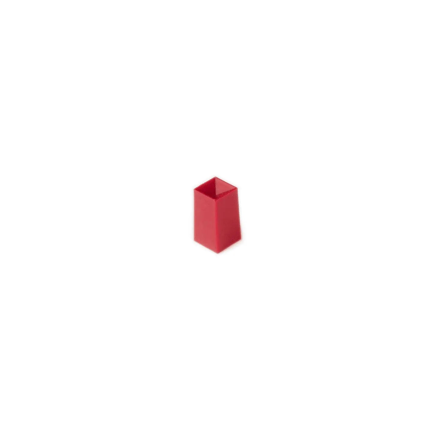 Red rectangular plastic guitar part on white background, TGP-Guitars accessory