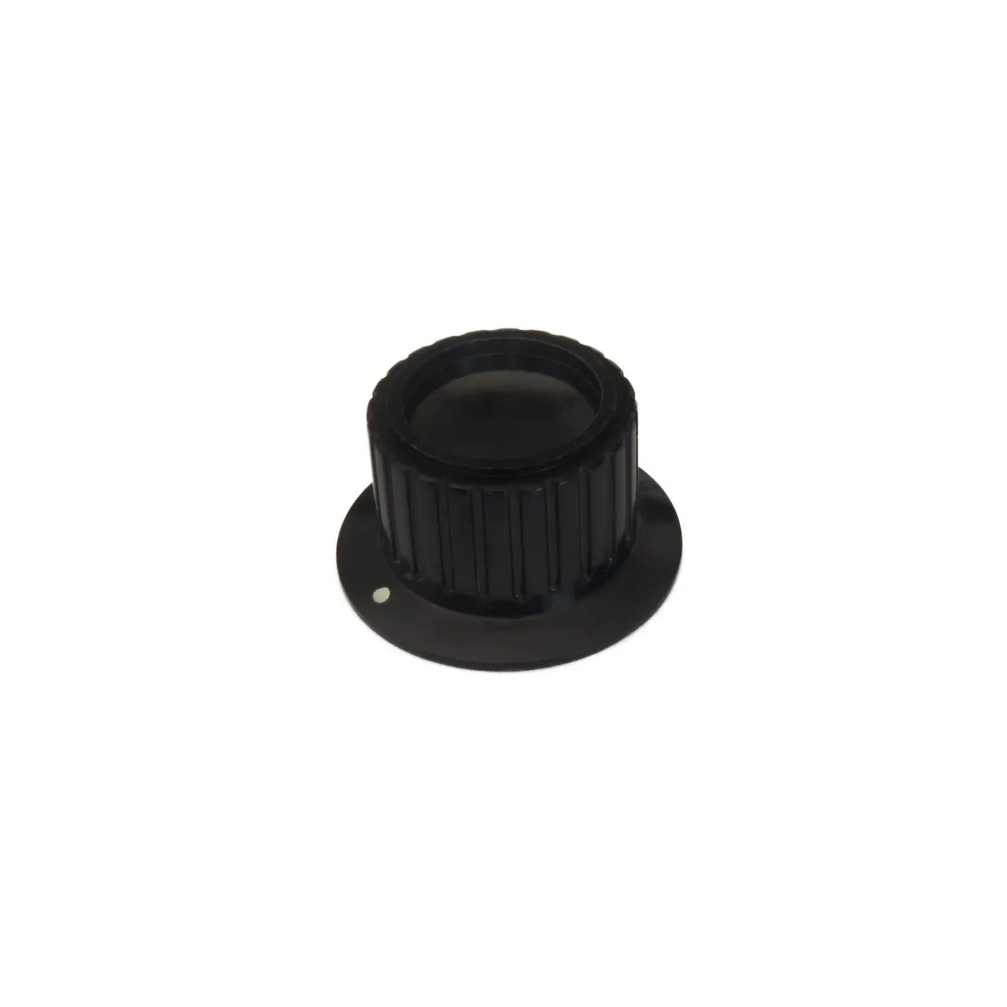 Black amplifier control knob for guitar or bass, TGP-Guitars premium parts