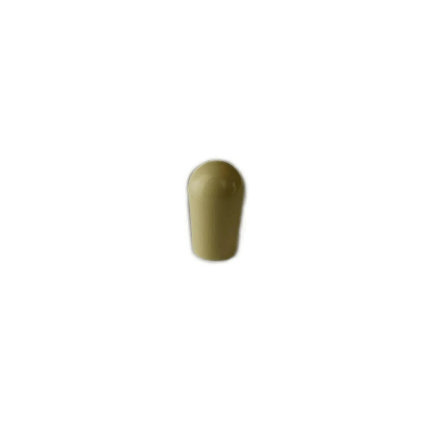 Cream plastic guitar switch tip for premium TGP-Guitars parts on white background