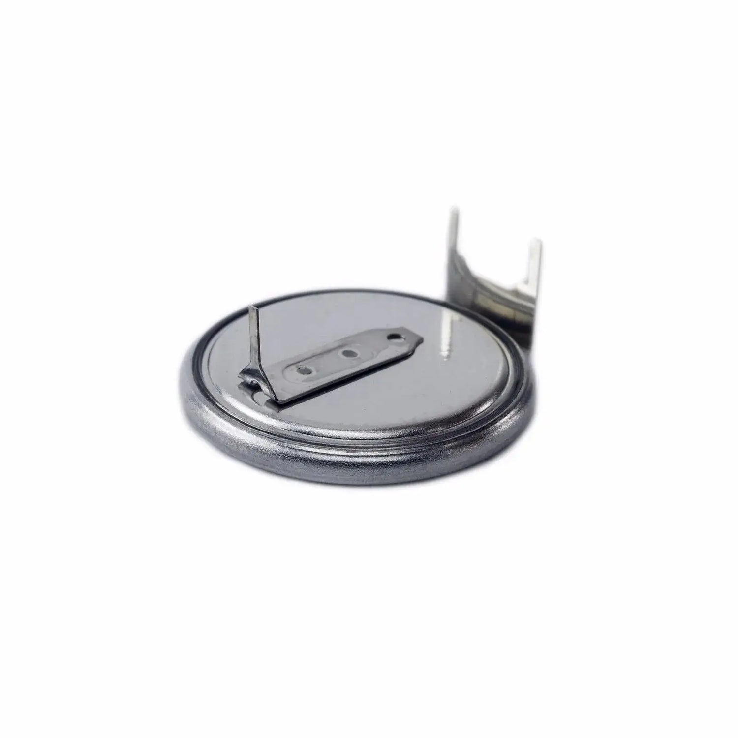 Round metal guitar amp footswitch part on white background, TGP-Guitars premium accessory